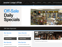 Tablet Screenshot of lancasterslounge.com